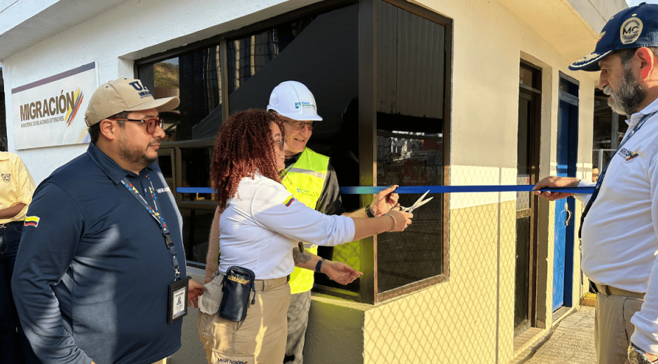 Cortesía Inauguración puesto de control migratorio