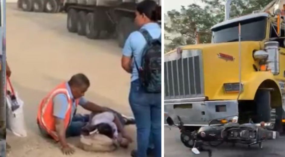 Cortesía La pareja fue trasladada hasta un centro médico para recibir atención.
