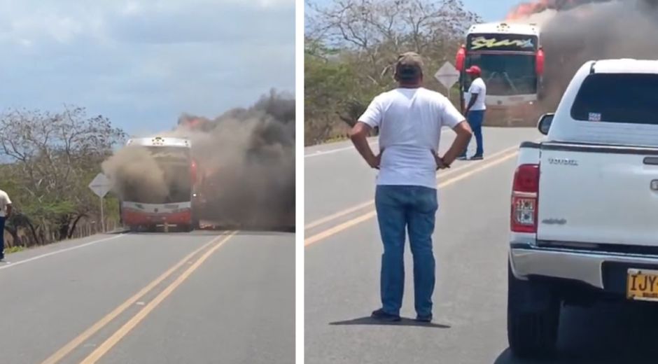 Cortesía Emergencia en la vía Santa Marta- Riohacha