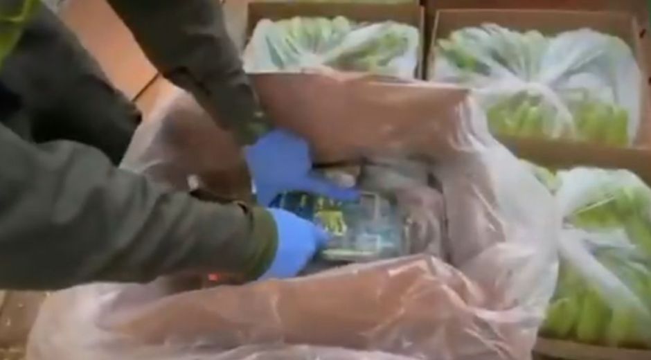Cortesía Incautación de droga.