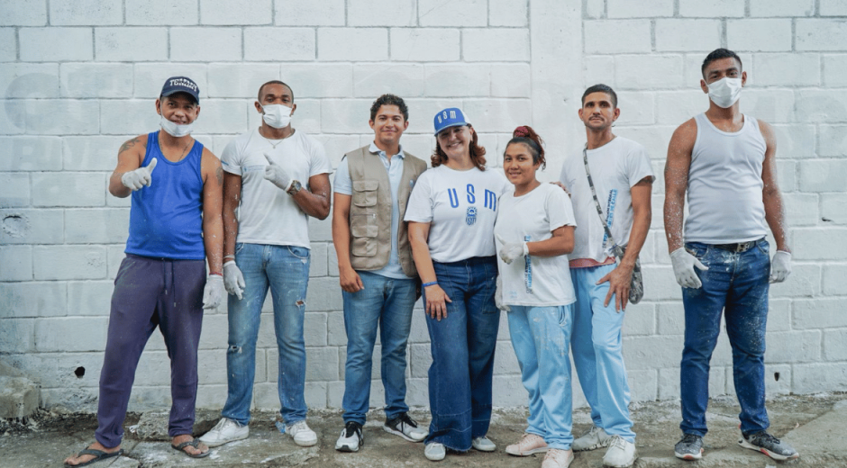 La USM lideró jornada de recuperación urbana en el barrio La Esperanza