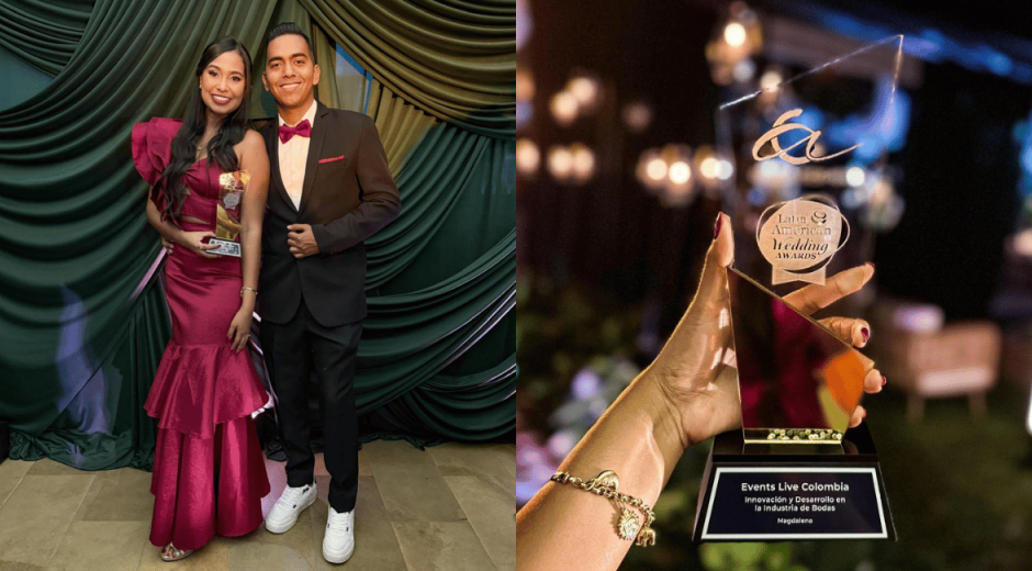 Con Events Live Colombia, jóvenes samarios brillan en los Latin American Wedding Awards 2025