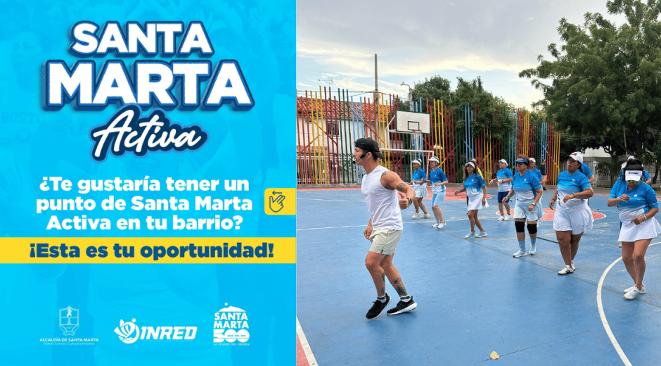 Más barrios podrán disfrutar de Santa Marta Activa: postúlate con tu comunidad
