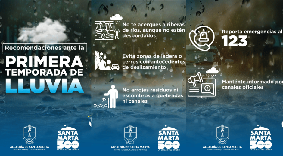 Santa Marta activa recomendaciones para la temporada de ciclones tropicales