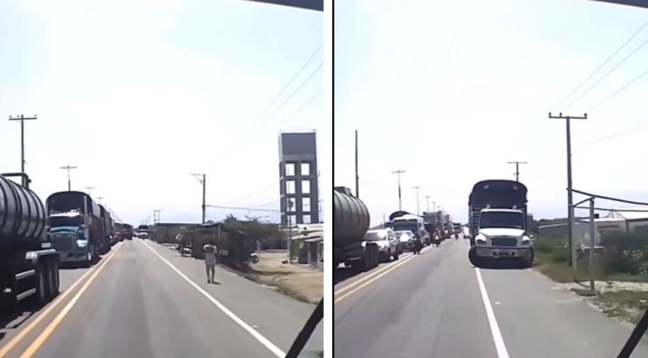 Cortesía Los bloqueos se mantienen desde la tarde de ayer.