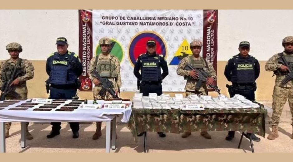 Depósito ilegal de municiones perteneciente al Frente de Guerra Norte