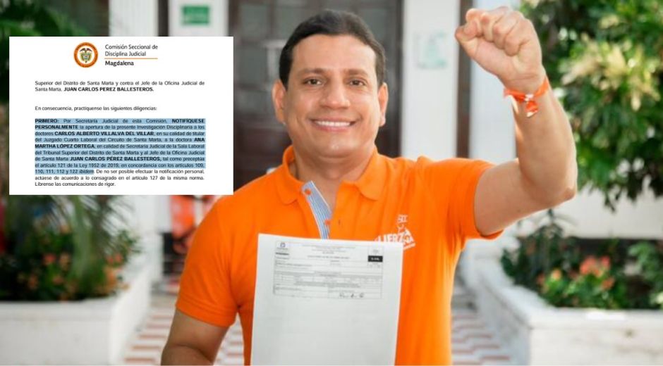 Cortesía Así lo decisió la Comisión Seccional de Disciplina Judicial.