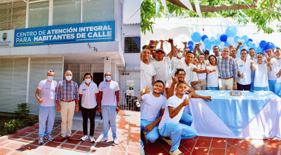 Cortesía Santa Marta ha atendido a 377 habitantes de calle y reunido a 260 con sus familias