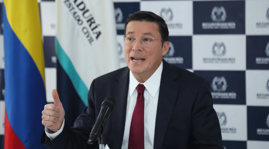 Cortesía Hernán Penagos, registrador nacional