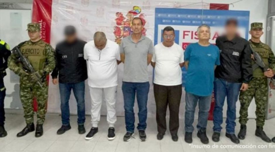 Cortesía Capturados por las autoridades.