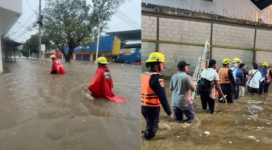 Actuación del Cuerpo de Bomberos