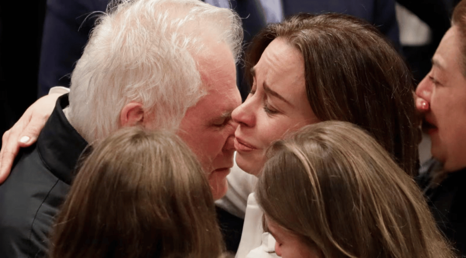 Cortesía María Claudia Tarazona, viuda de Miguel Uribe, se fue de Colombia: No quiere vincularse a la política