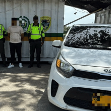 Iba rumbo a Santa Marta en carro robado: lo atraparon en la Ye de Ciénaga
