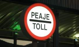 Ilustración de un letrero de peaje. Concejo propone la puesta en marcha de dos para Santa Marta.