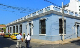 Sede de la saliente Metroagua, en Santa Marta.