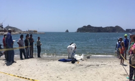 Hombres de Sijín de la Policía Metropolitana  realizaron la inspección judicial. 