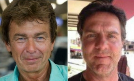 Los dos periodistas holandeses. 