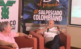 En el marco del Congreso Nacional de Comerciante en Santa Marta fue hecho el lanzamiento de la campaña “Sí al pescado colombiano”.