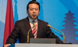  Presidente de Interpol, Hongwei Meng.