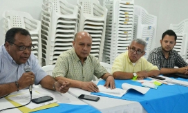 Reunión entre Alcaldía y Registraduría.