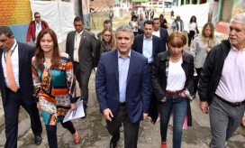 El presidente Duque acompañó al alcalde de Bogotá en el lanzamiento de la convocatoria del nuevo Bronx Distrito Creativo.