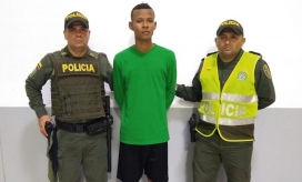 Landy Javier Fuente Canchila, capturado.