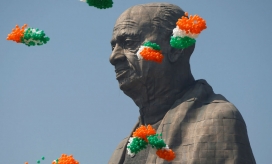 Inauguración de la estatua de Sardar Patel