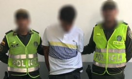 Joven capturado por presuntamente atracar a Diva Jessurum y su novio.