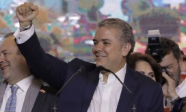 Iván Duque, nuevo presidente electo de Colombia.
