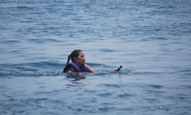 Seguimiento Capitana de Nariño, Marianela Ramos Gómez durante la prueba de esquí.