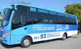 Modelo de bus que circulará en la capital del Magdalena.