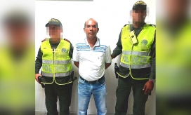 Elkin Alberto Witt Rodríguez, detenido por violencia intrafamiliar.