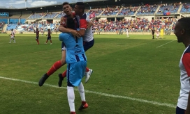 'Caballo' Márquez, celebrando el gol contra Cortuluá.