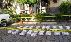 Estos son los 575 kilos de cocaína incautados en El Salvador.