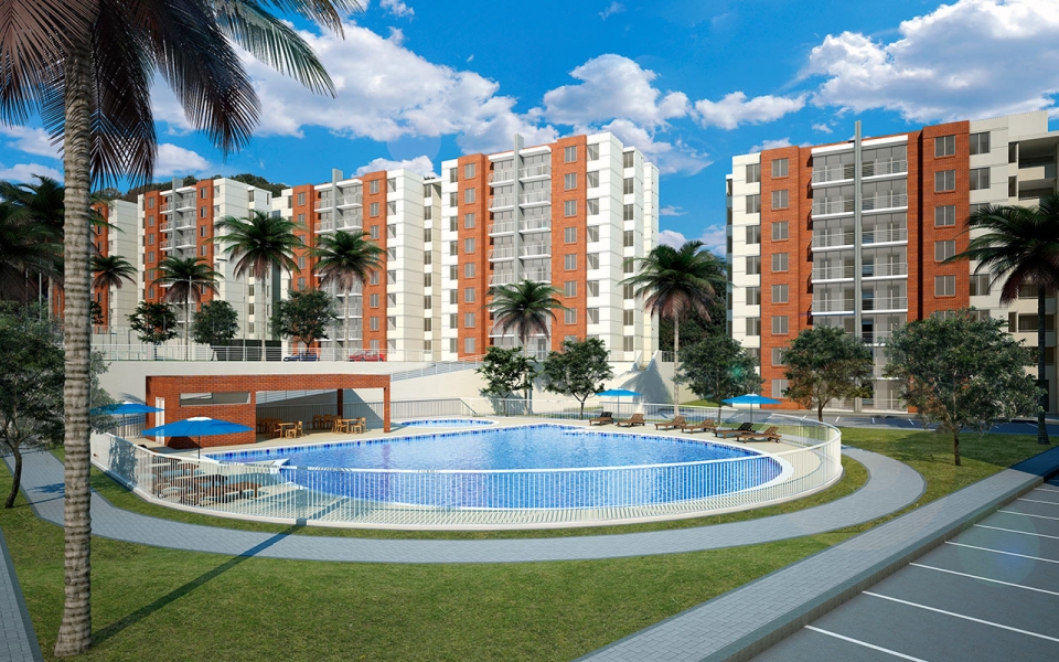 Mipko Constructores Panorámica de la zona abierta de San Lorenzo de la Sierra.