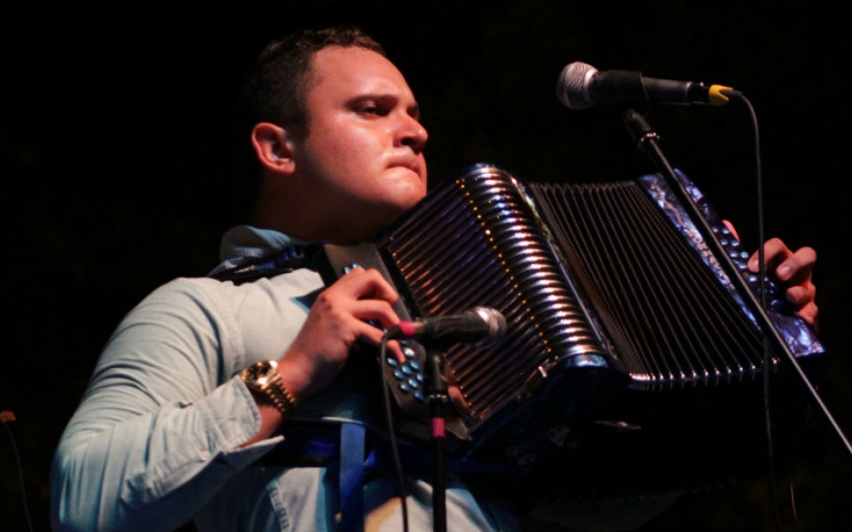 Festival Vallenato Mar de Acordeones Fabricio Bornacelli, rey vallenato en la categoría aficionado 2017.