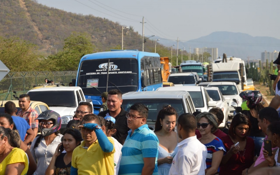 Oscar Mejía - Seguimiento.co El accidente causó congestión vehícular.