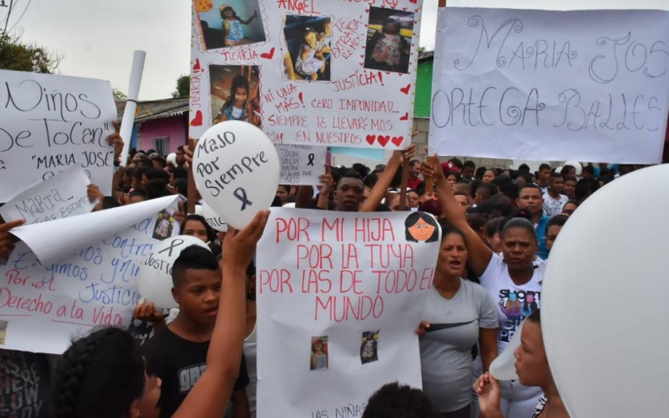 Seguimiento.co Sepelio de la niña María José Ortega Ballesta