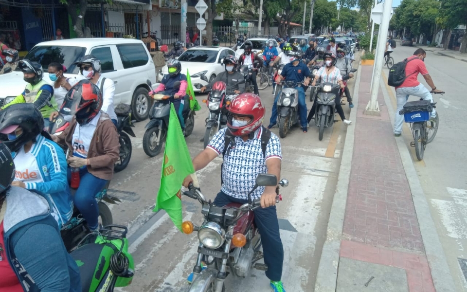 Manifestaciones pacíficas de este 21S en Santa Marta Oscar Mejía- Seguimiento.co