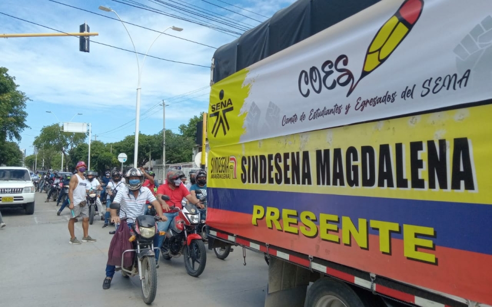Manifestaciones pacíficas de este 21S en Santa Marta Oscar Mejía- Seguimiento.co